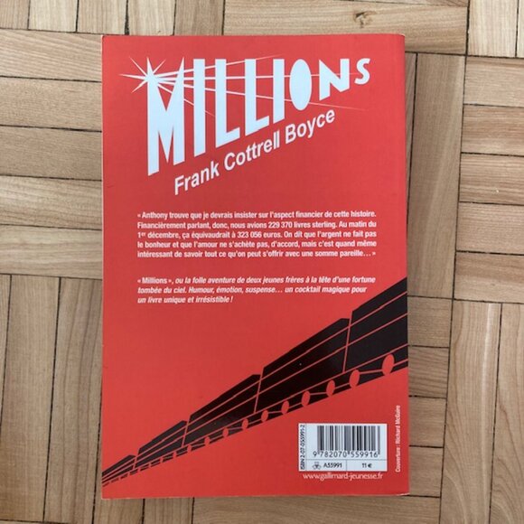 Livre Roman Millions - Frank Cottrell Boyce - Picture 2 of 2
